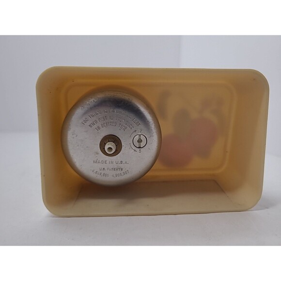 Vintage Sunbeam Kitchen Timer Peaches 70s Retro Grandma Tested Working - Picture 3 of 8